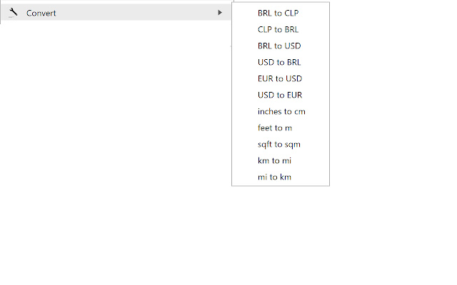 Unit conversion tool  from Chrome web store to be run with OffiDocs Chromium online