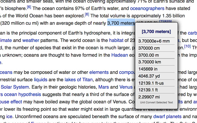 Unit Convert Selection  from Chrome web store to be run with OffiDocs Chromium online