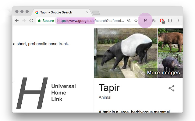 Universal Home Link aus dem Chrome Web Store zur Ausführung mit OffiDocs Chromium online