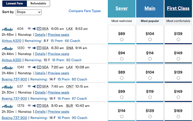 Unofficial Enhanced Alaska Airlines Shopping  from Chrome web store to be run with OffiDocs Chromium online