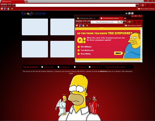 Unofficial Homer theme  from Chrome web store to be run with OffiDocs Chromium online