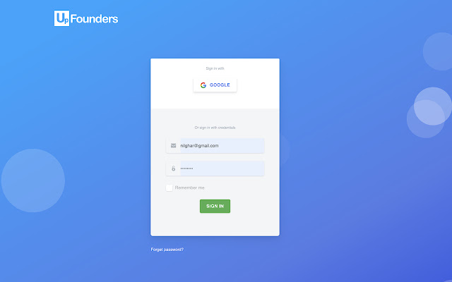 UpFounders People Assistant  from Chrome web store to be run with OffiDocs Chromium online