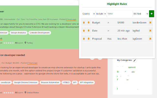 Upwork ToolKit  from Chrome web store to be run with OffiDocs Chromium online