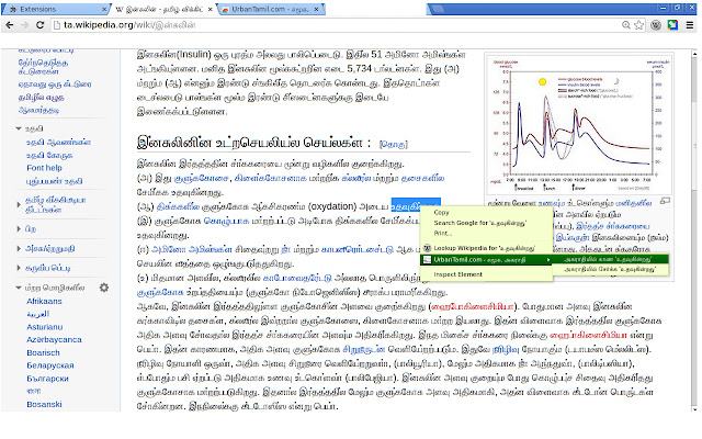 UrbanTamil.com Tamil Dictionary அகராதி  from Chrome web store to be run with OffiDocs Chromium online