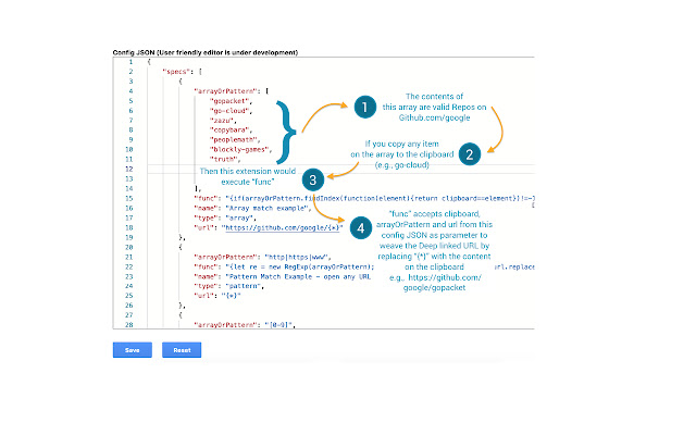 URL Deep Linker  from Chrome web store to be run with OffiDocs Chromium online