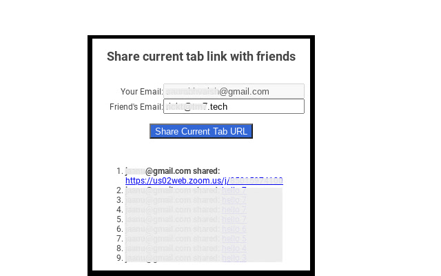 URL Share for Chrome  from Chrome web store to be run with OffiDocs Chromium online