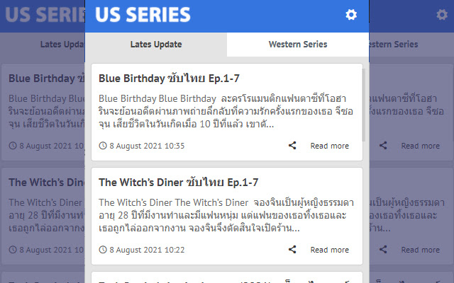 US Series Latest News Update  from Chrome web store to be run with OffiDocs Chromium online