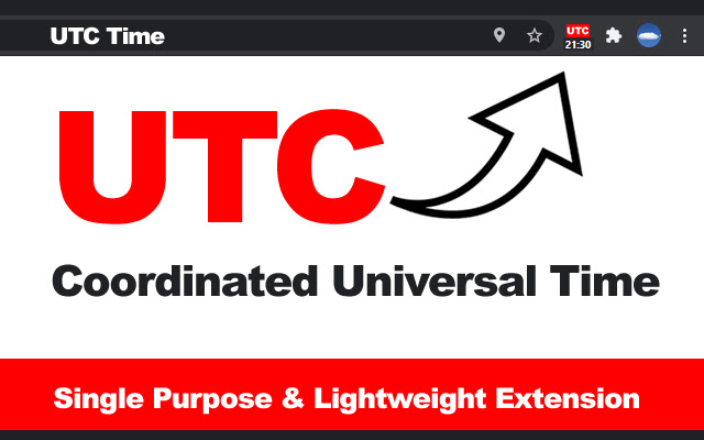 UTC Time  from Chrome web store to be run with OffiDocs Chromium online