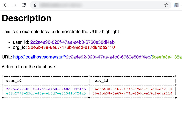 UUID highlight  from Chrome web store to be run with OffiDocs Chromium online