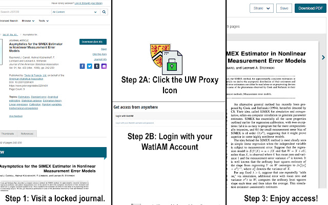 UWaterloo Proxy Link  from Chrome web store to be run with OffiDocs Chromium online