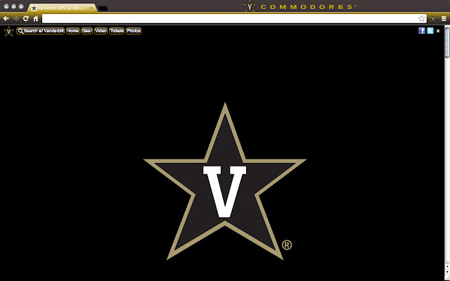 Vanderbilt University Theme  from Chrome web store to be run with OffiDocs Chromium online