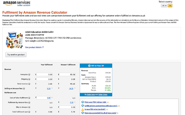 VAT on Fees  from Chrome web store to be run with OffiDocs Chromium online