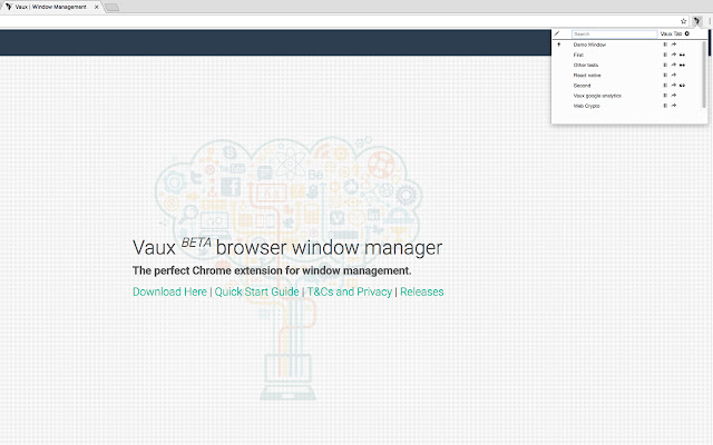 Vaux Tab  from Chrome web store to be run with OffiDocs Chromium online