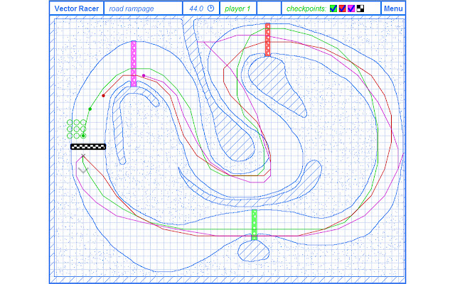 Vector Racer  from Chrome web store to be run with OffiDocs Chromium online