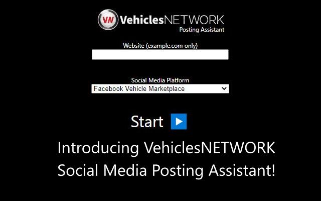 VehiclesNETWORK Poster  from Chrome web store to be run with OffiDocs Chromium online