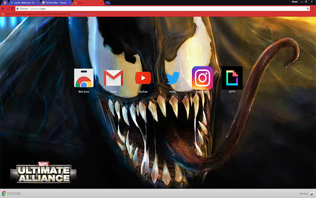 Venoms Face | Ultimate Alliance 1920X1080  from Chrome web store to be run with OffiDocs Chromium online