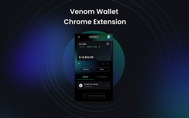 Venom Wallet  from Chrome web store to be run with OffiDocs Chromium online