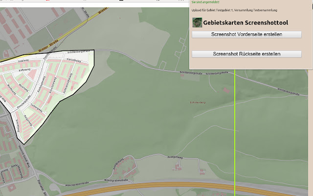 Versammlung und Gebiete Screenshot  from Chrome web store to be run with OffiDocs Chromium online