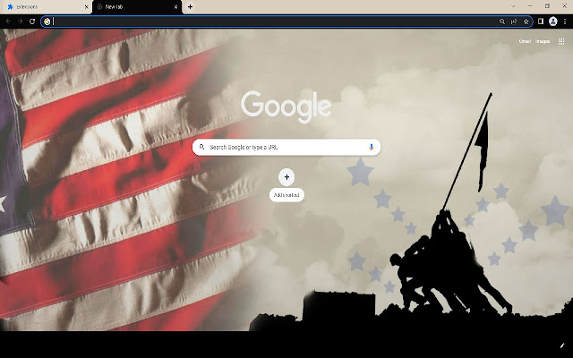 Veterans Day Browser Theme  from Chrome web store to be run with OffiDocs Chromium online