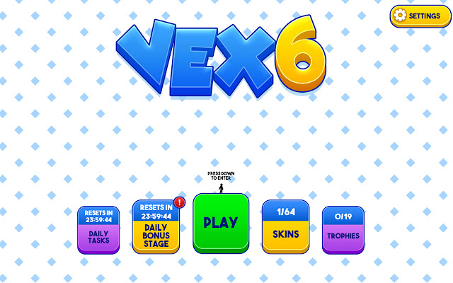 Vex 6 Unblocked Game  from Chrome web store to be run with OffiDocs Chromium online