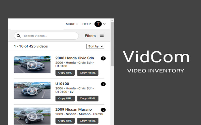 VidCom  from Chrome web store to be run with OffiDocs Chromium online