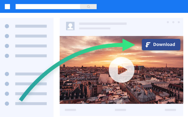 Video Downloader for FaceBook  from Chrome web store to be run with OffiDocs Chromium online