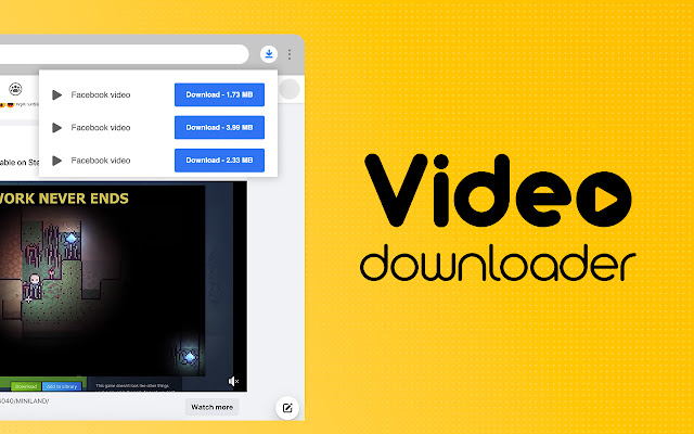 Video downloader professional  from Chrome web store to be run with OffiDocs Chromium online