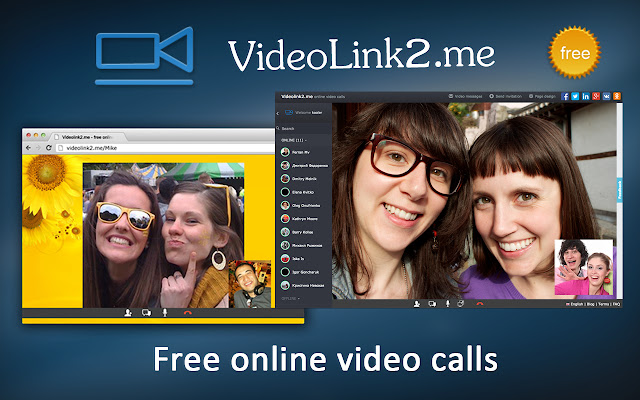 Videolink2me app  from Chrome web store to be run with OffiDocs Chromium online