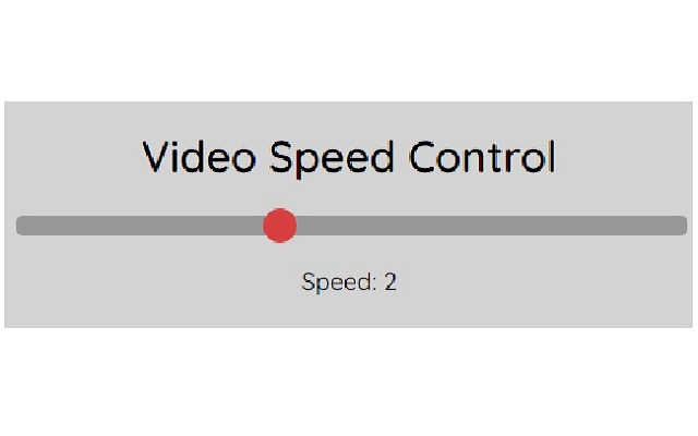 Video Speed Control x0.1 5  from Chrome web store to be run with OffiDocs Chromium online