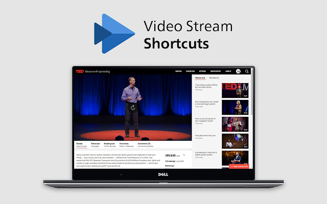 Video Stream Shortcuts  from Chrome web store to be run with OffiDocs Chromium online