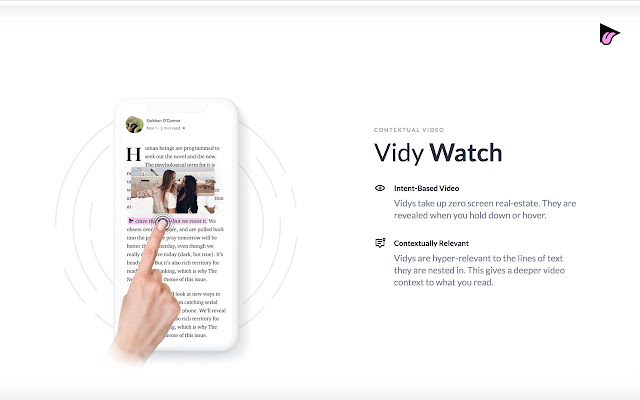 Vidy Lens  from Chrome web store to be run with OffiDocs Chromium online