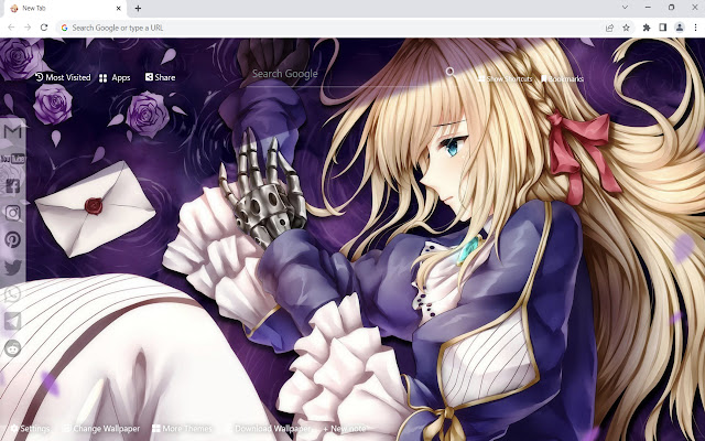 Violet Evergarden Wallpaper  from Chrome web store to be run with OffiDocs Chromium online