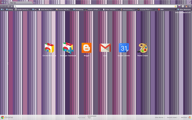 Violet Stripe  from Chrome web store to be run with OffiDocs Chromium online