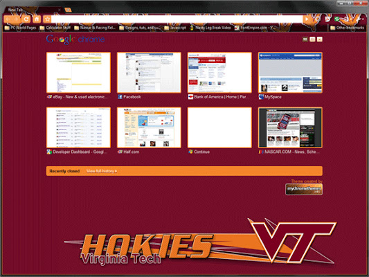 Virginia Tech Hokies Small  from Chrome web store to be run with OffiDocs Chromium online