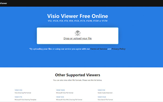Visio Viewer Free Online da Chrome Web Store para ser executado com OffiDocs Chromium online