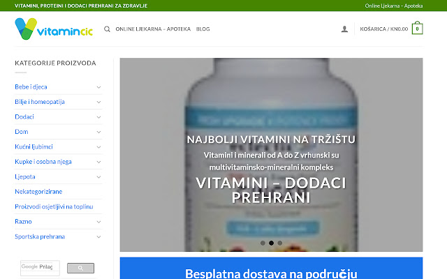 Vitamincic Extension  from Chrome web store to be run with OffiDocs Chromium online