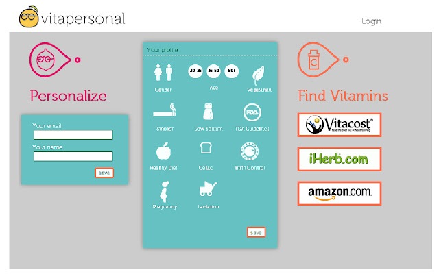 Vitapersonal  from Chrome web store to be run with OffiDocs Chromium online