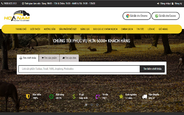 Vận chuyển Hoa Nam  from Chrome web store to be run with OffiDocs Chromium online