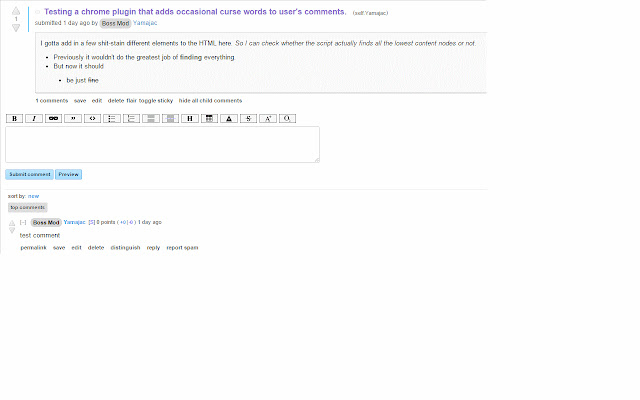 Voat Cumbubble Comments  from Chrome web store to be run with OffiDocs Chromium online