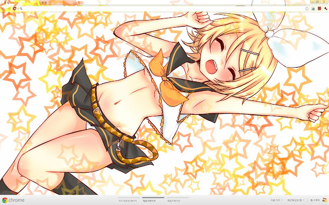 Vocaloid Kagamine Rin theme  from Chrome web store to be run with OffiDocs Chromium online