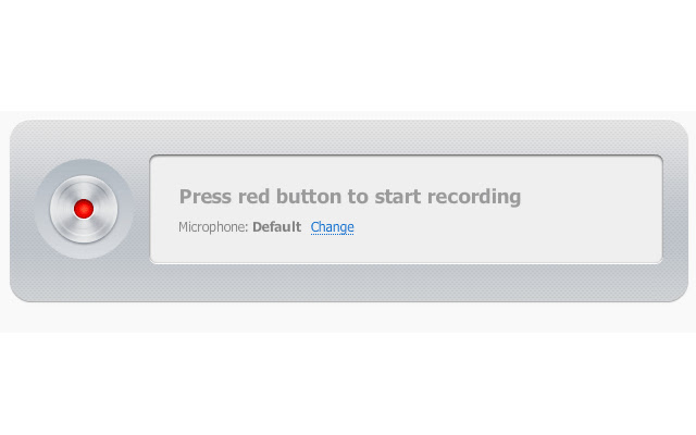 Voice Recorder  from Chrome web store to be run with OffiDocs Chromium online