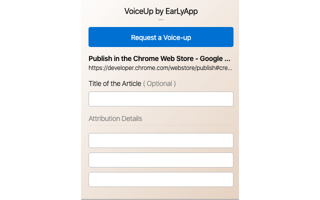 VoiceUp by EarLyApp  from Chrome web store to be run with OffiDocs Chromium online