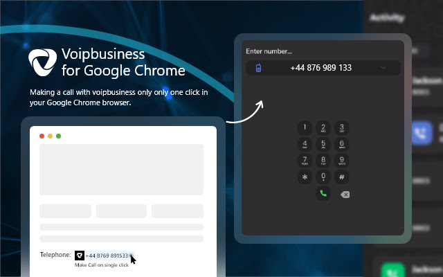 Voip Business Connect  from Chrome web store to be run with OffiDocs Chromium online