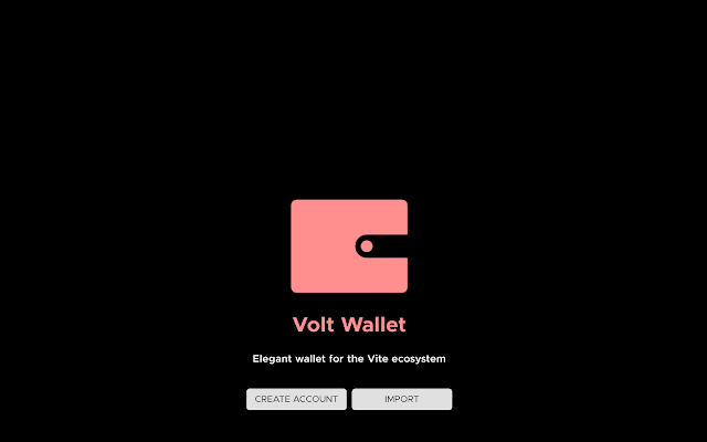 Volt Wallet  from Chrome web store to be run with OffiDocs Chromium online