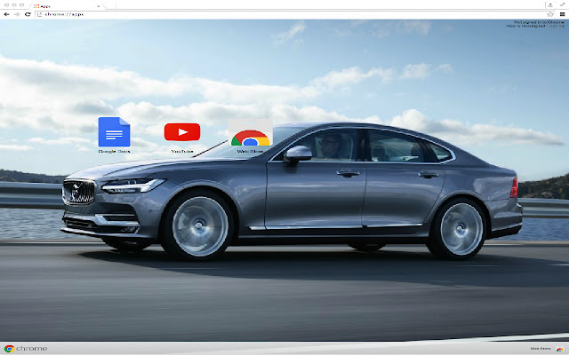 Volvo S90 Theme  from Chrome web store to be run with OffiDocs Chromium online