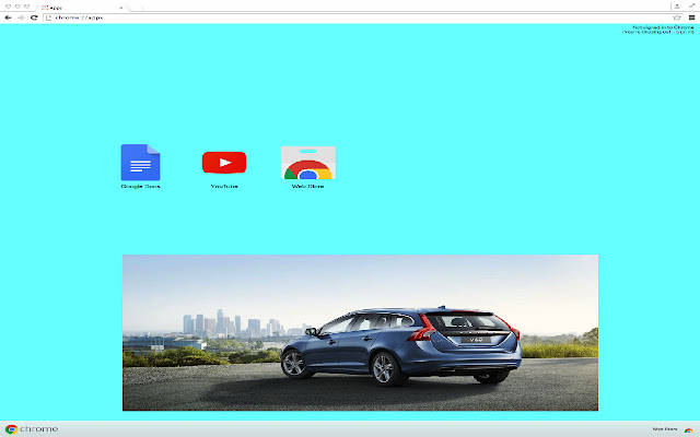 Volvo V60 Theme  from Chrome web store to be run with OffiDocs Chromium online