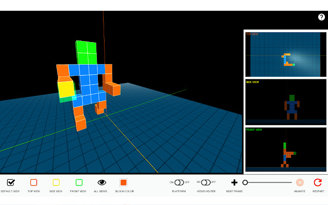 Voxel  from Chrome web store to be run with OffiDocs Chromium online