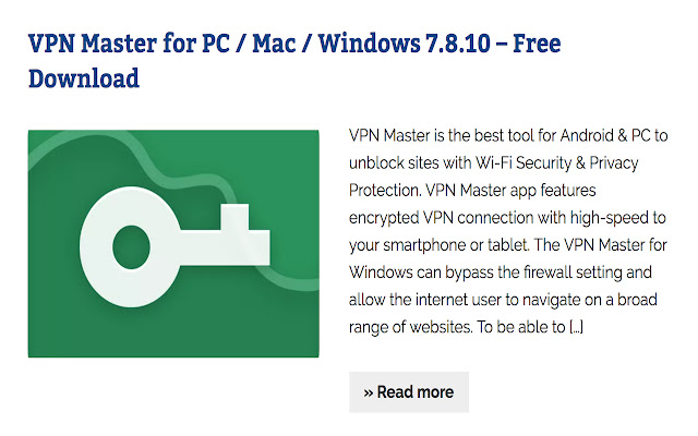 VPN Proxy VPN Master for PC  from Chrome web store to be run with OffiDocs Chromium online