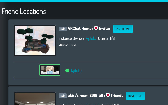 VRC FriendPlus  from Chrome web store to be run with OffiDocs Chromium online