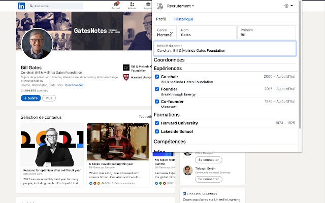 VSApp for LinkedIn  from Chrome web store to be run with OffiDocs Chromium online